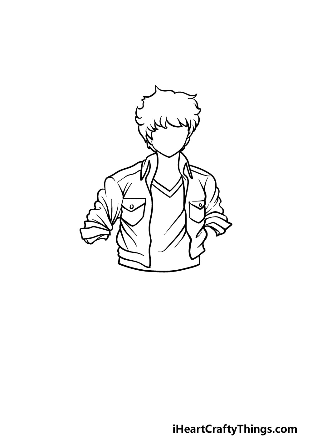 drawing clothing folds step 5
