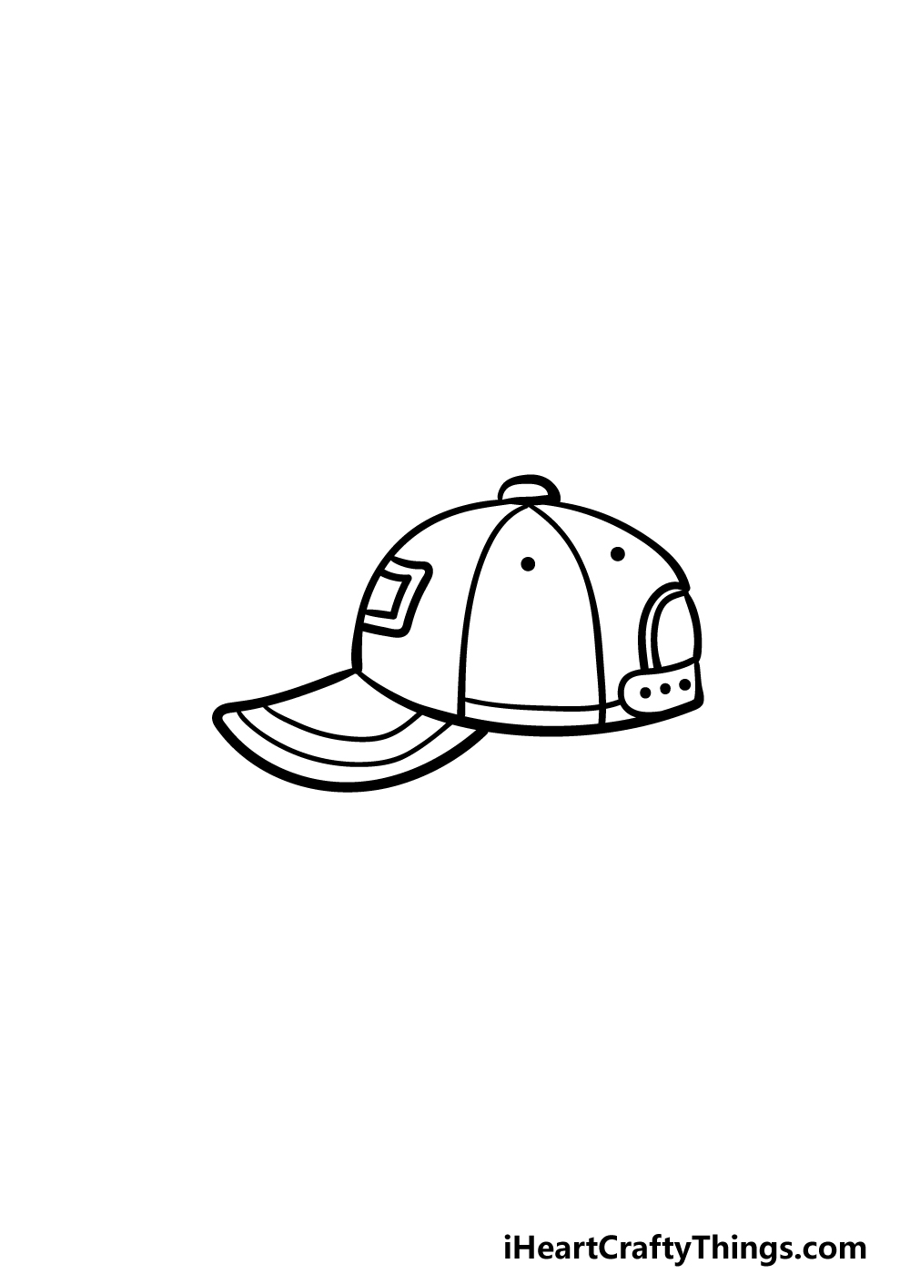drawing a cap step 5