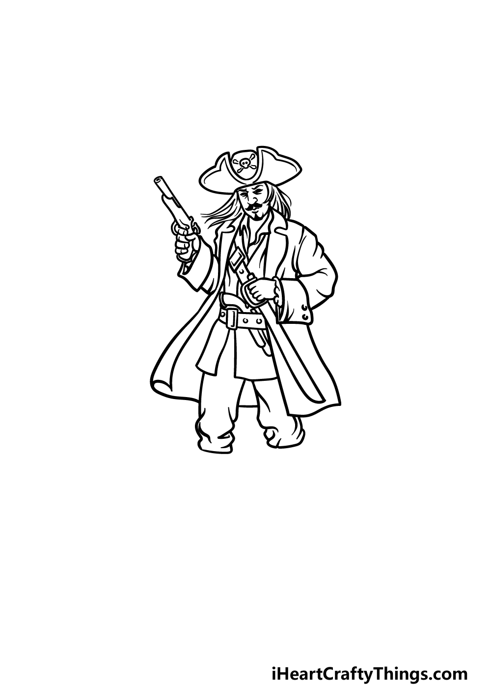 drawing a pirate step 5