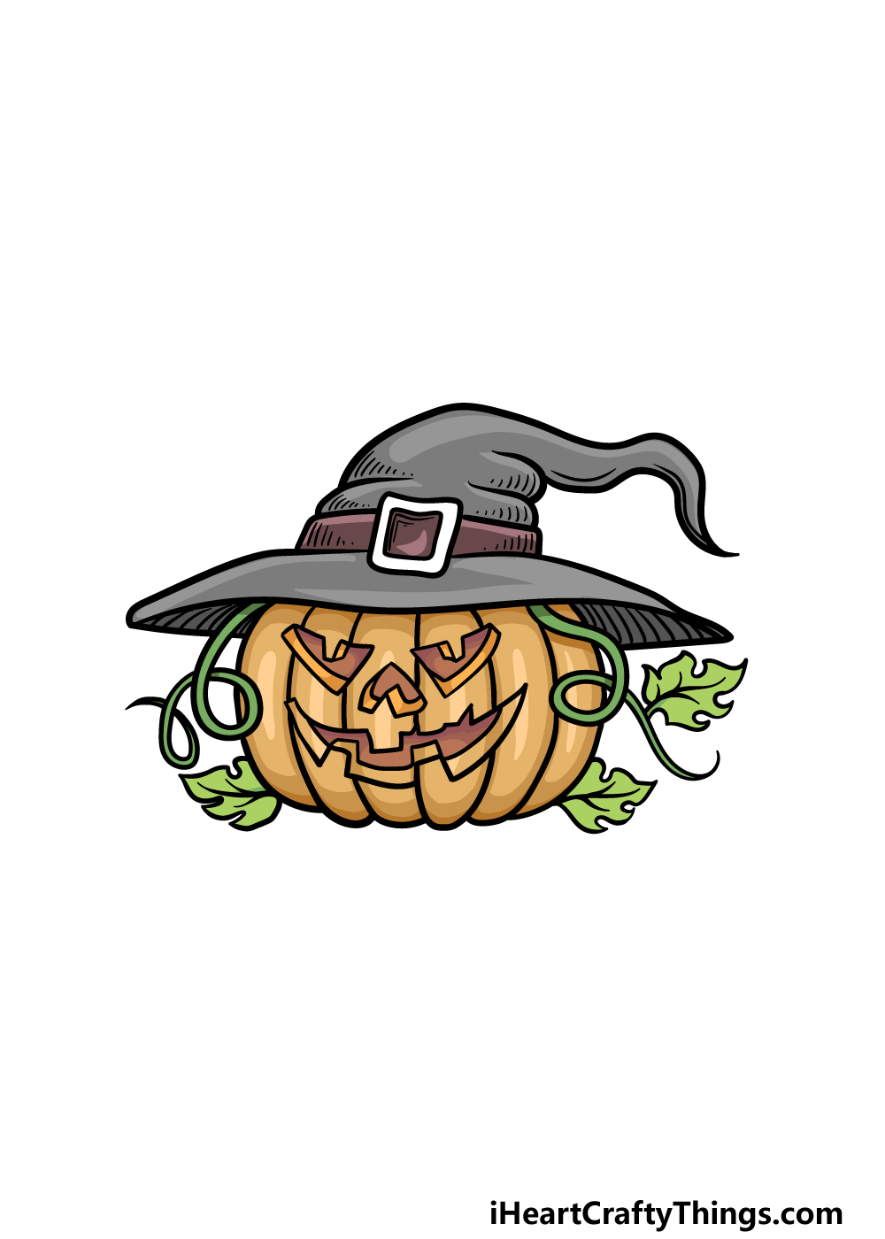 drawing Halloween step 6