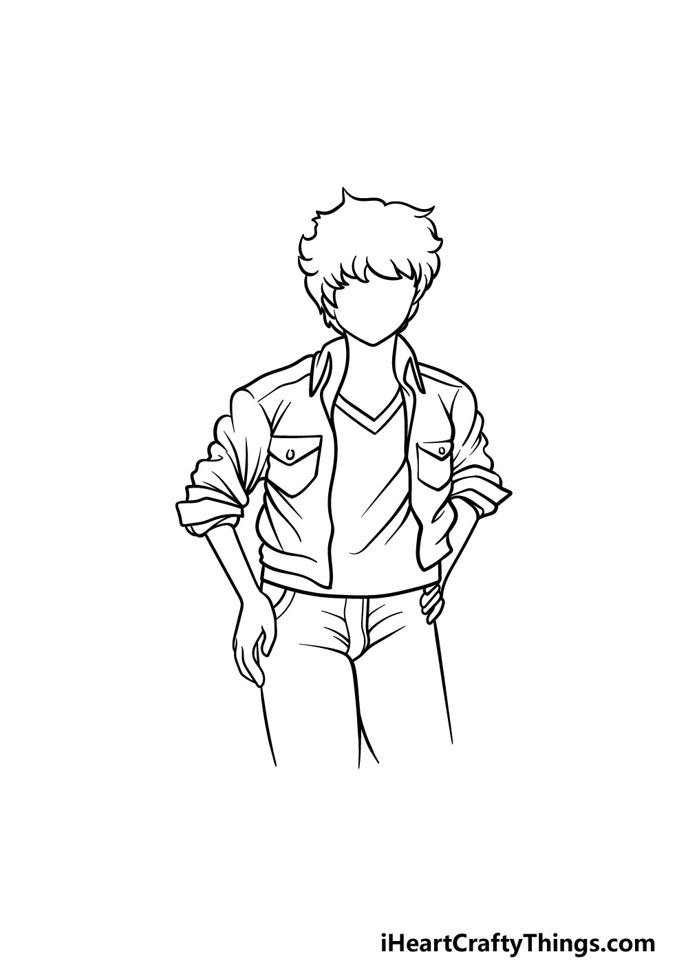 drawing clothing folds step 6