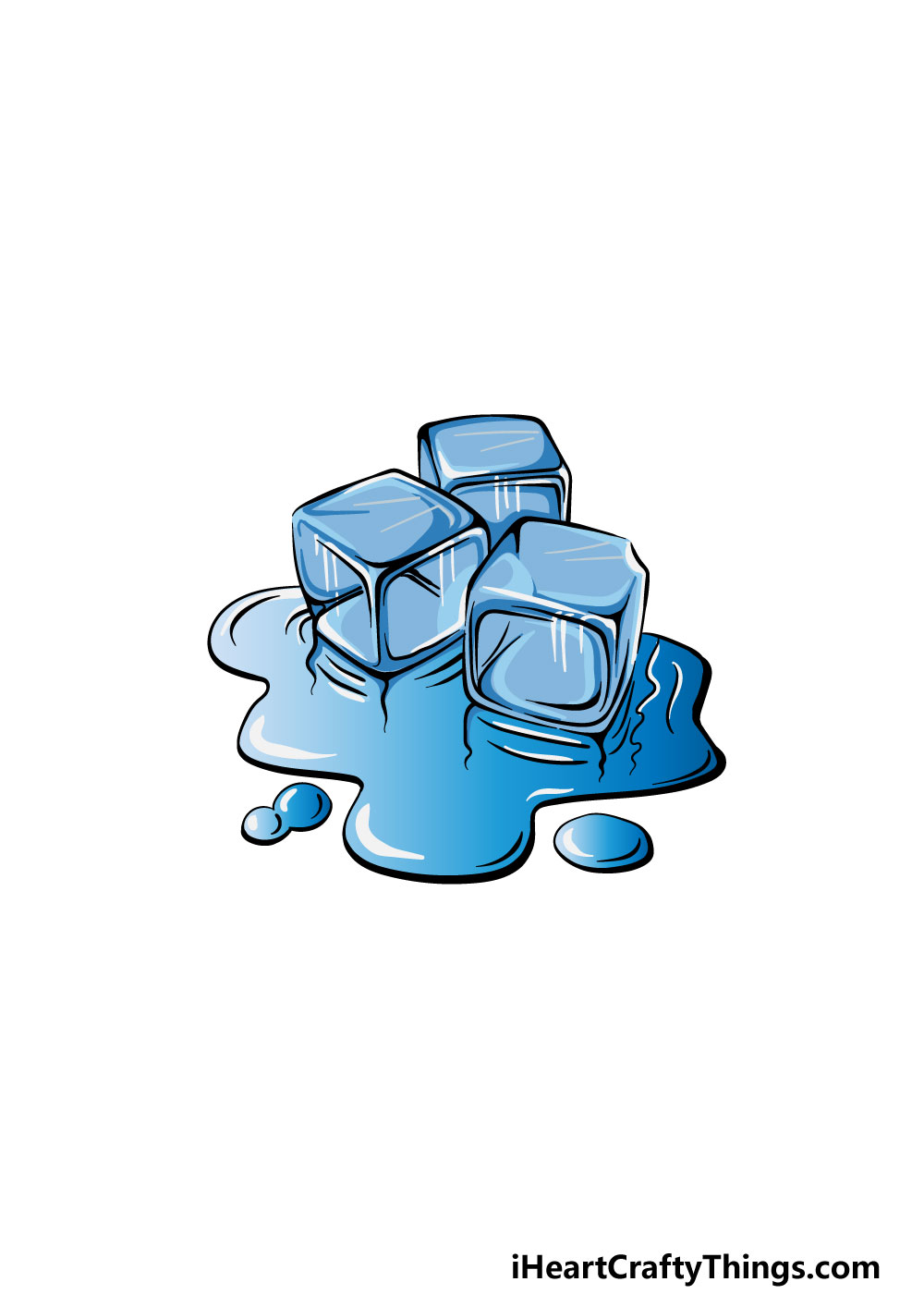 drawing ice step 6