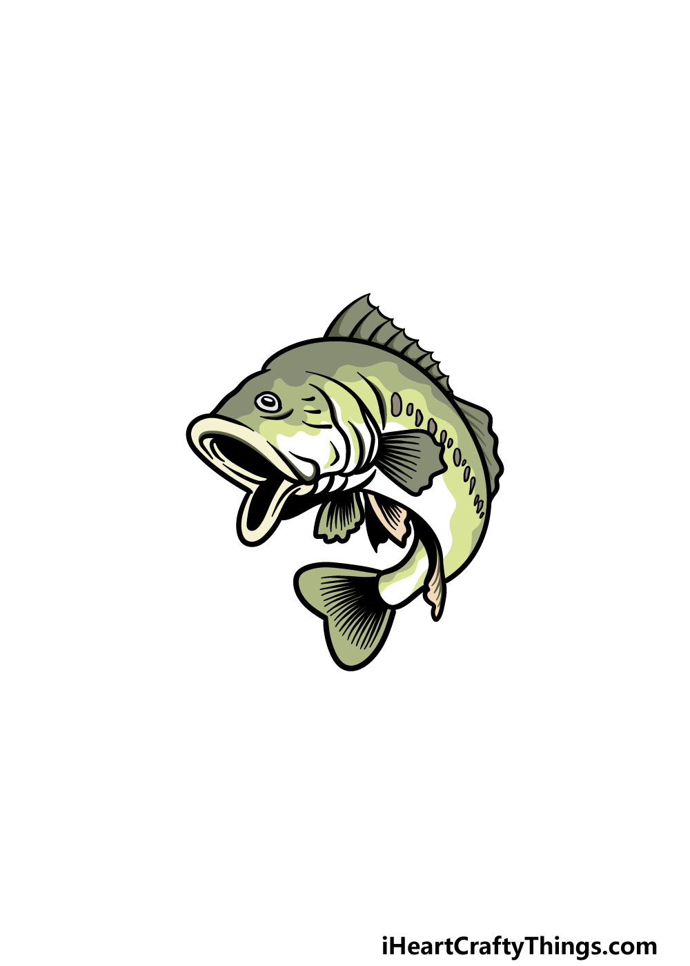 drawing a bass step 6