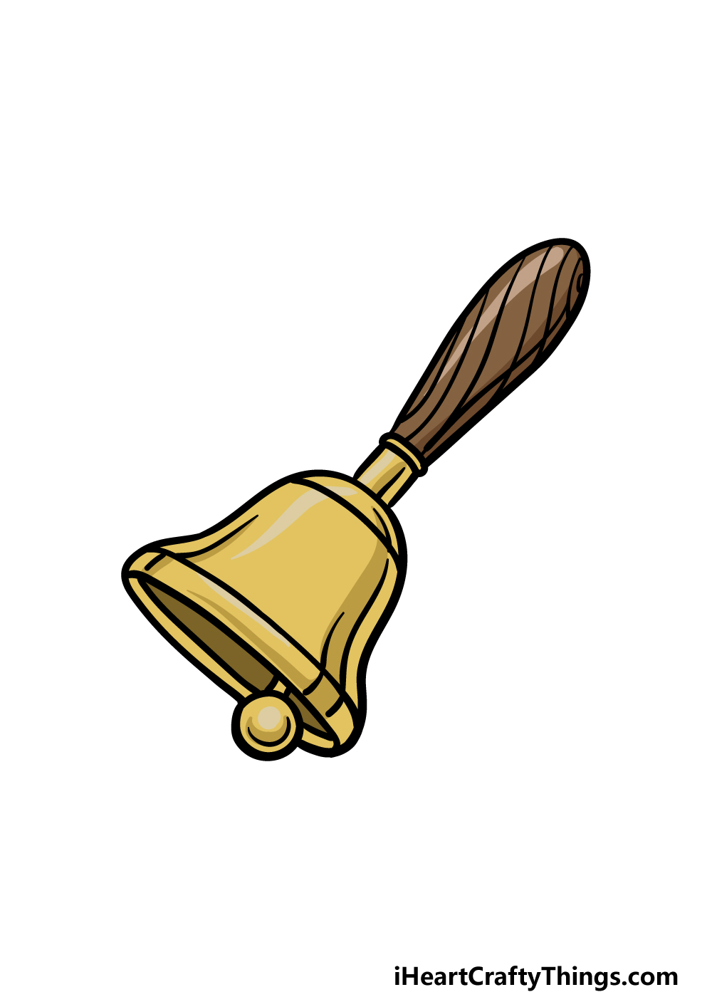 drawing a bell step 6