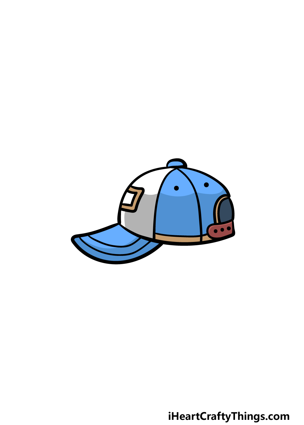 drawing a cap step 6