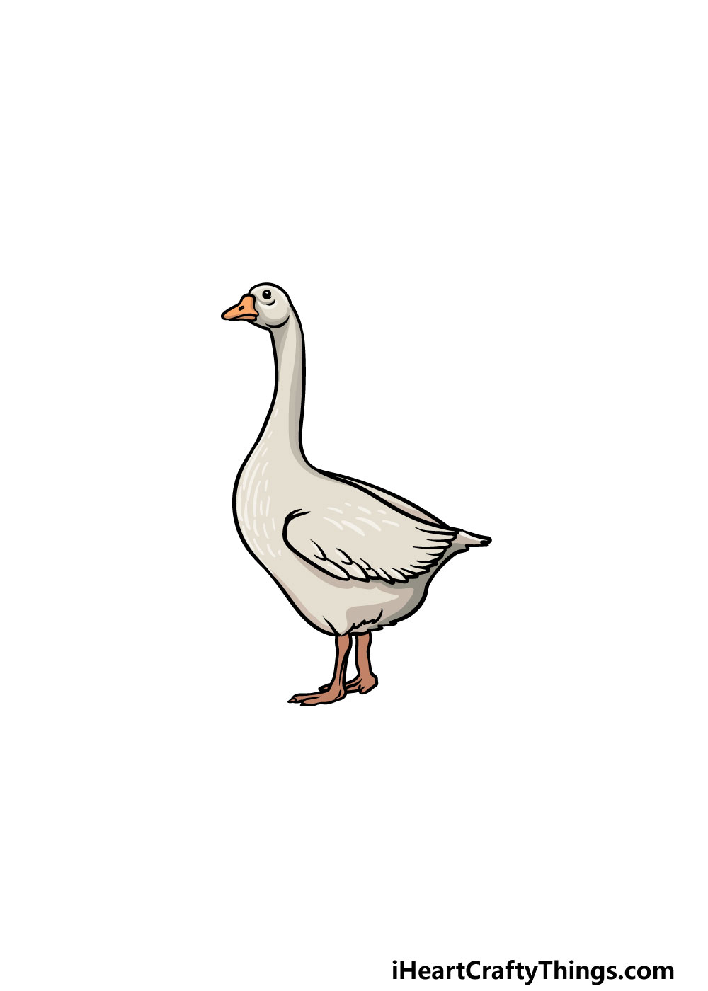 drawing a goose step 6