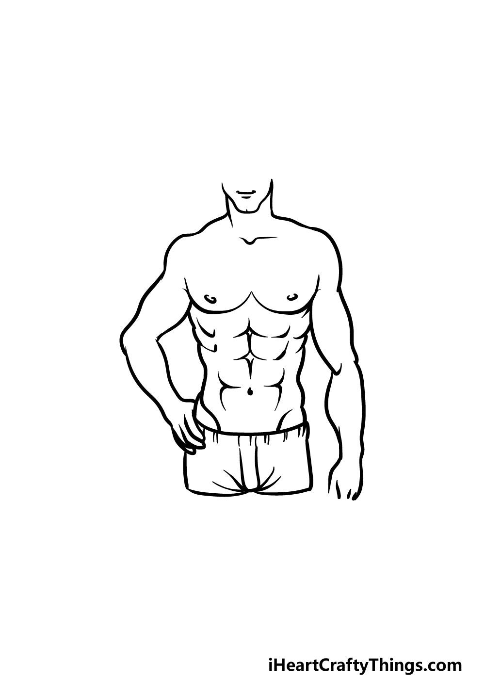 drawing torso step 7