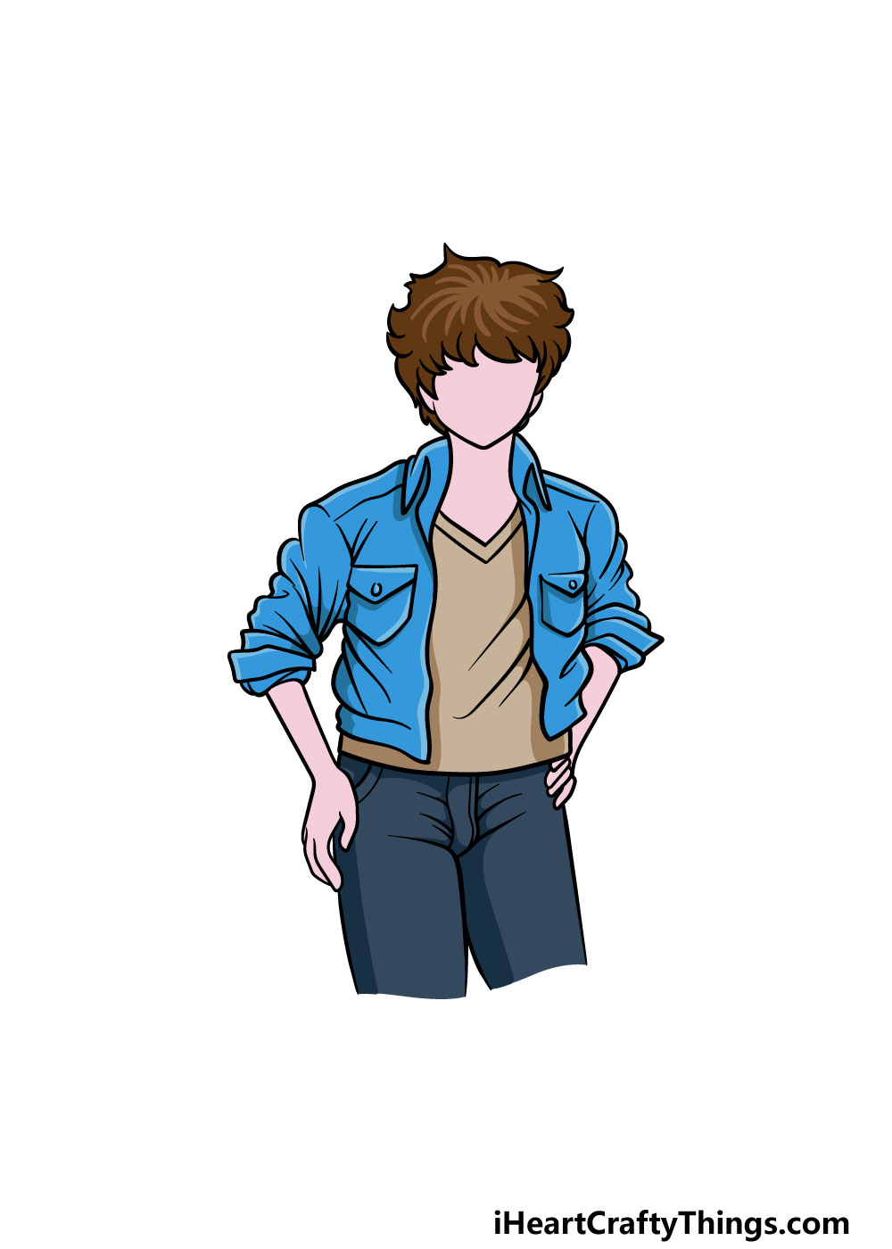 drawing clothing folds step 7