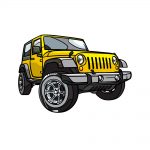 how to draw a jeep image