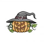 how to draw Halloween image