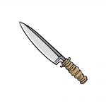 how to draw a knife image