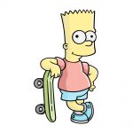 how to draw Bart Simpson image