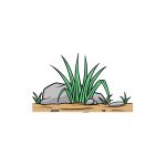 how to draw grass image