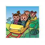 how to draw a roller coaster image