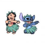 how to draw Lilo and Stitch image