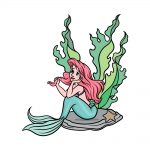 how to draw Ariel image