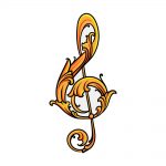 how to draw a treble clef image