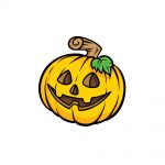 how to draw jack-o-lantern image