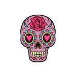 how to draw a sugar skull image