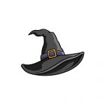 how to draw a witch hat image