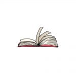 how to draw an open book image