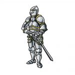 how to draw an armor image