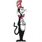 how to draw cat in the hat image