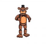 how to draw Freddy Fazbear image