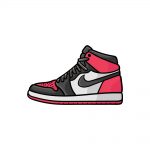 how to draw air jordan shoe image