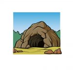 how to draw a cave image