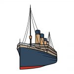 how to draw the titanic image
