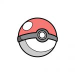 how to draw pokeball image