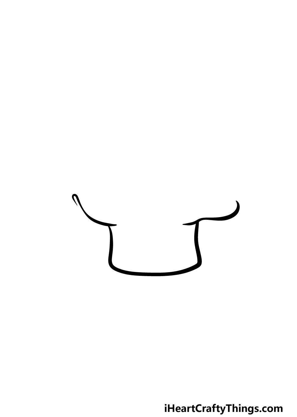 drawing chef’s hat step 1