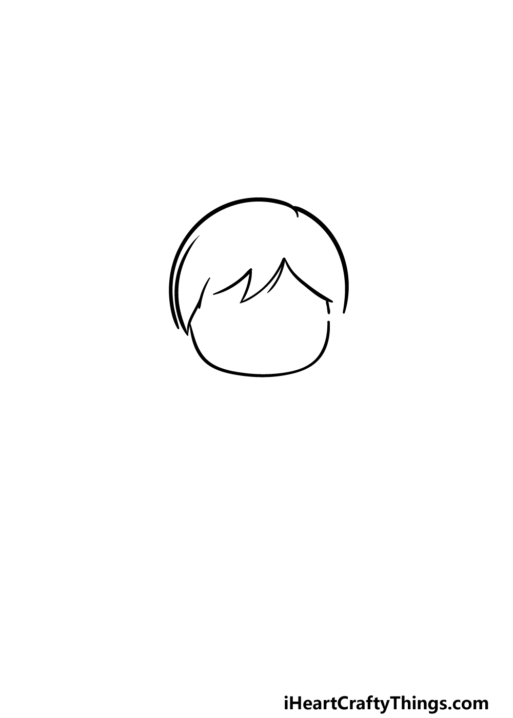 drawing a doll step 1