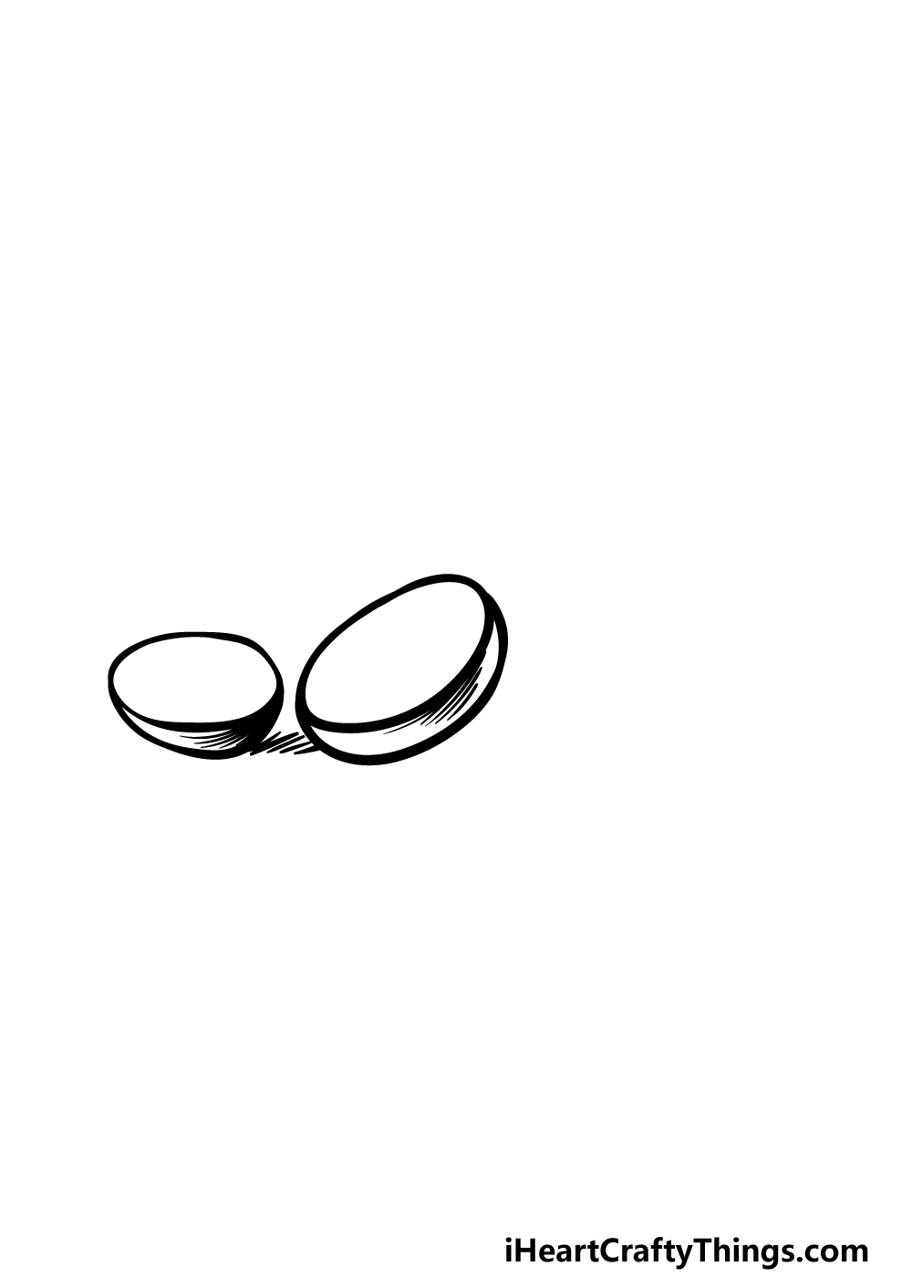 drawing potato step 1
