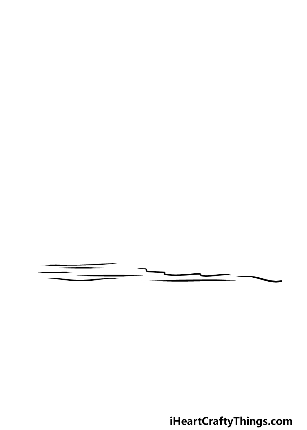 drawing a sunrise step 1