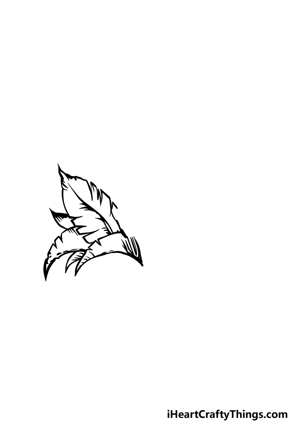 drawing a bush step 1