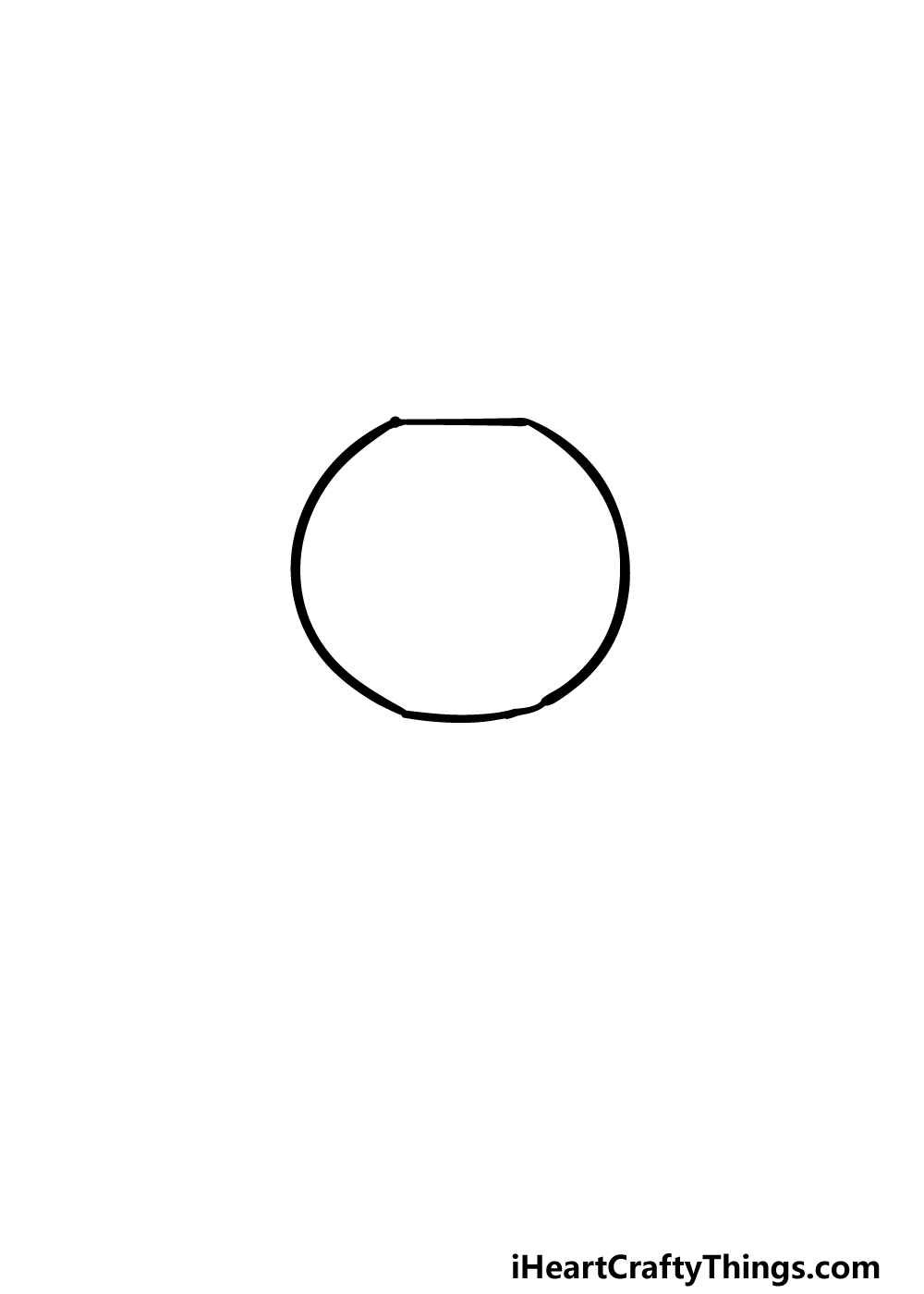 drawing a lantern step 1