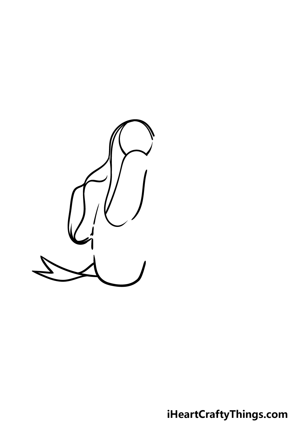 drawing ballet shoes step 1