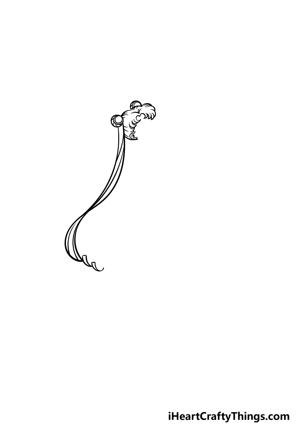 drawing Sailor Moon step 1