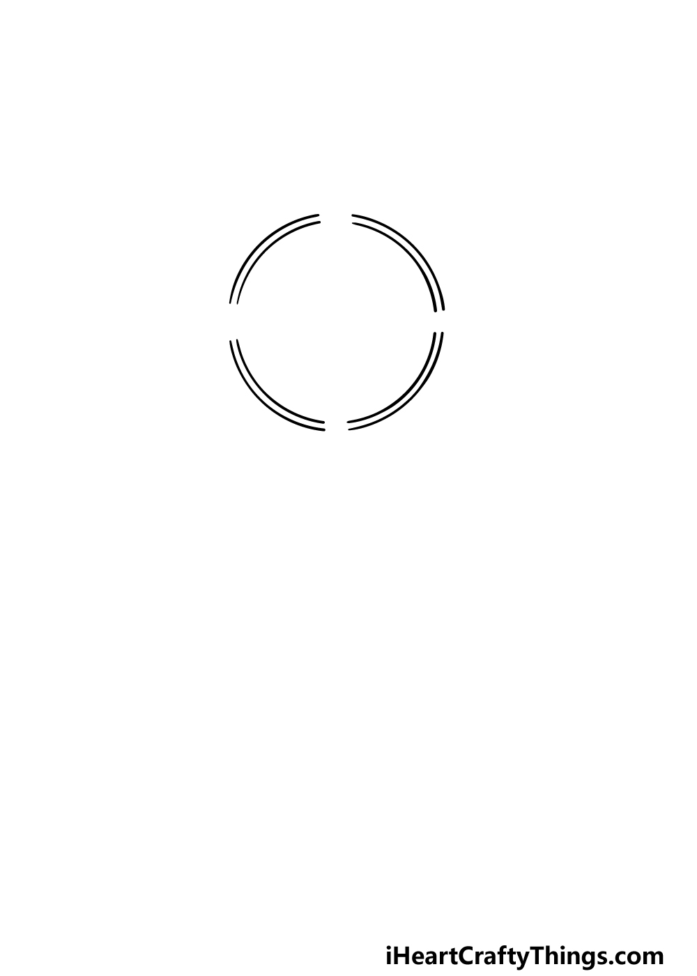 drawing dream catcher step 1