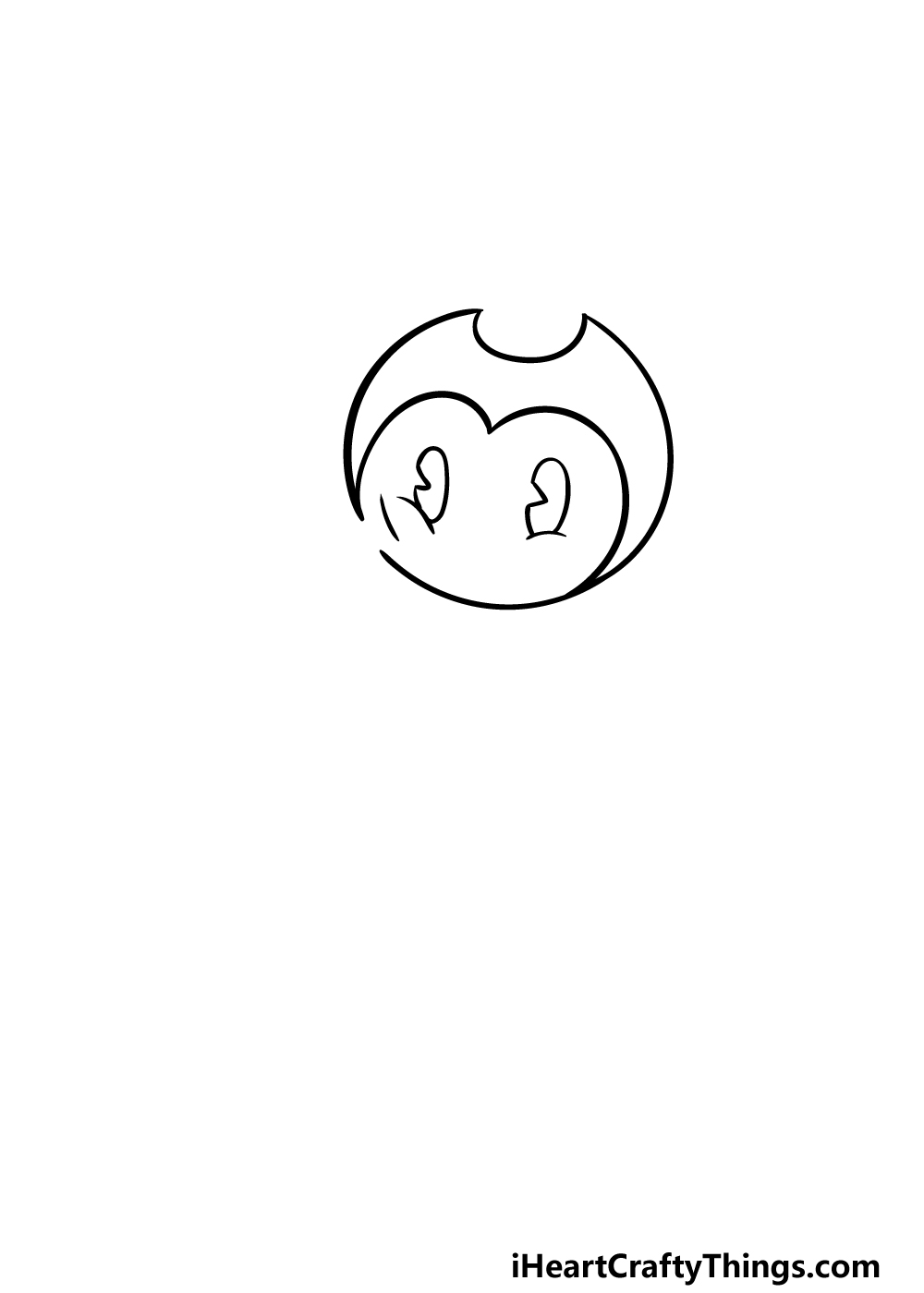 drawing Bendy step 1