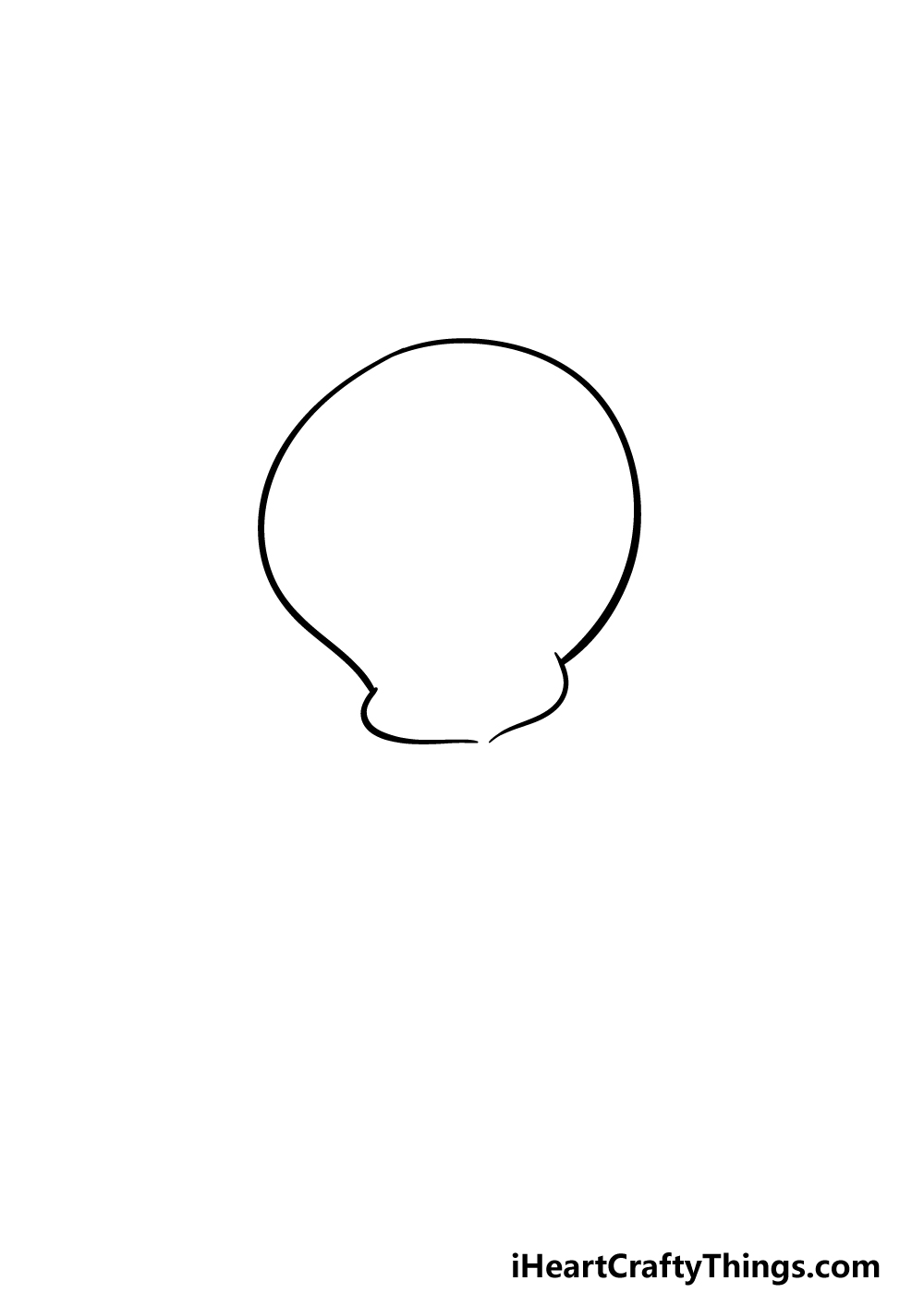 drawing Tweety Bird step 1
