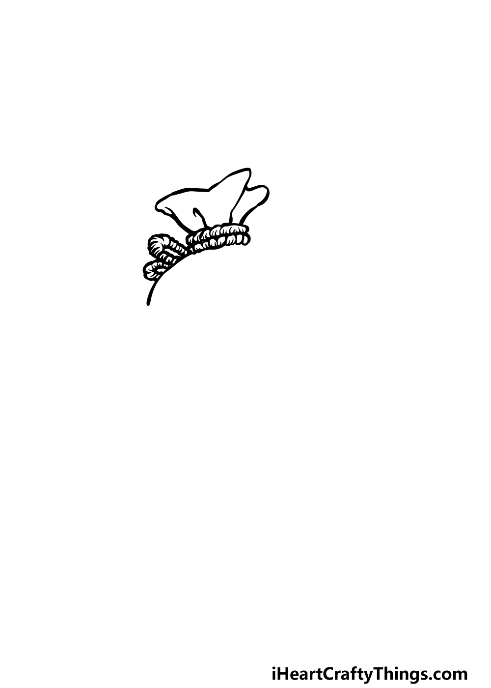 drawing a money bag step 1