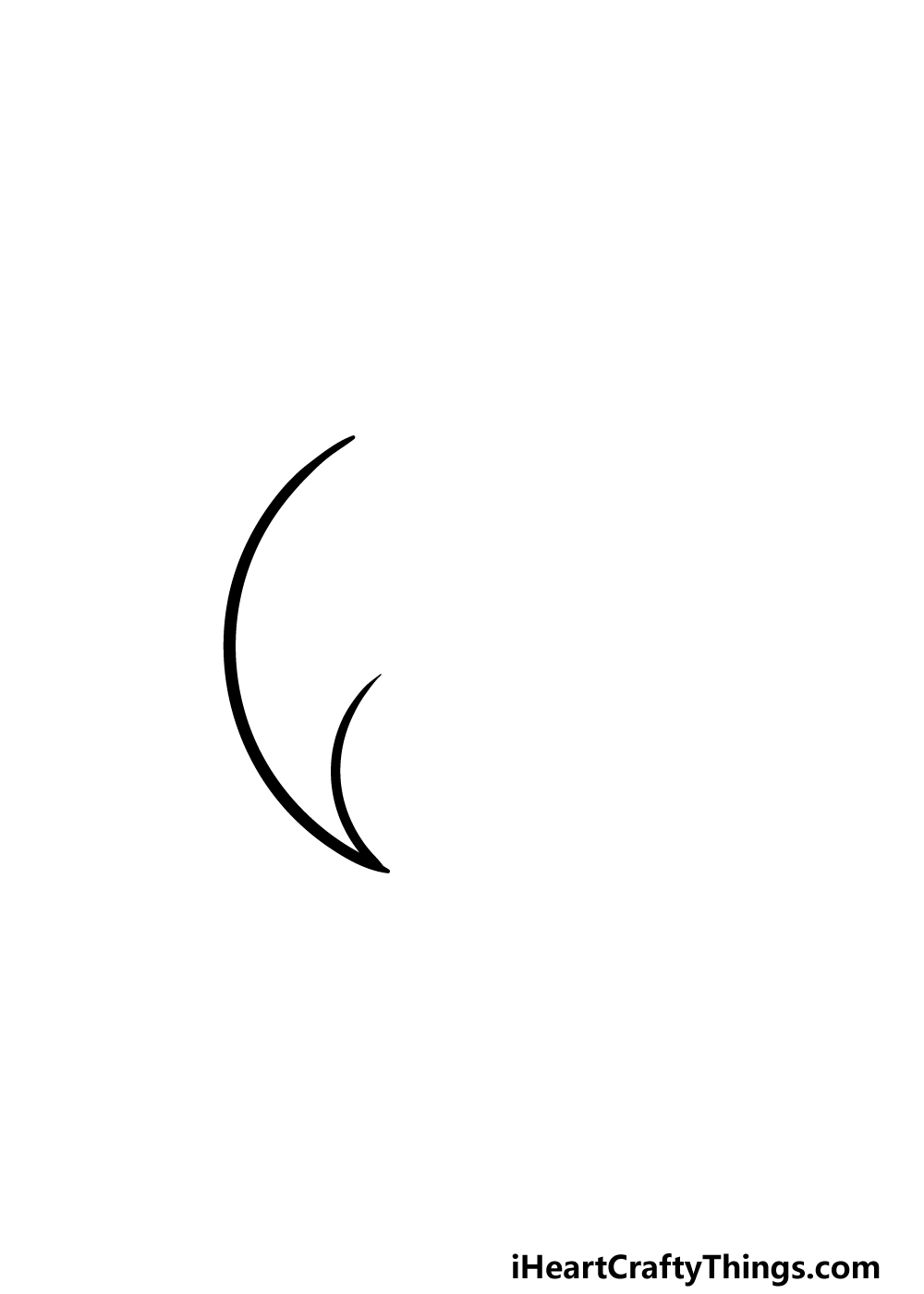 drawing Yin and Yang step 1