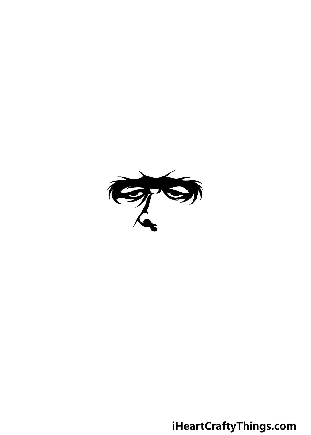 Drawing Frankenstein step 1