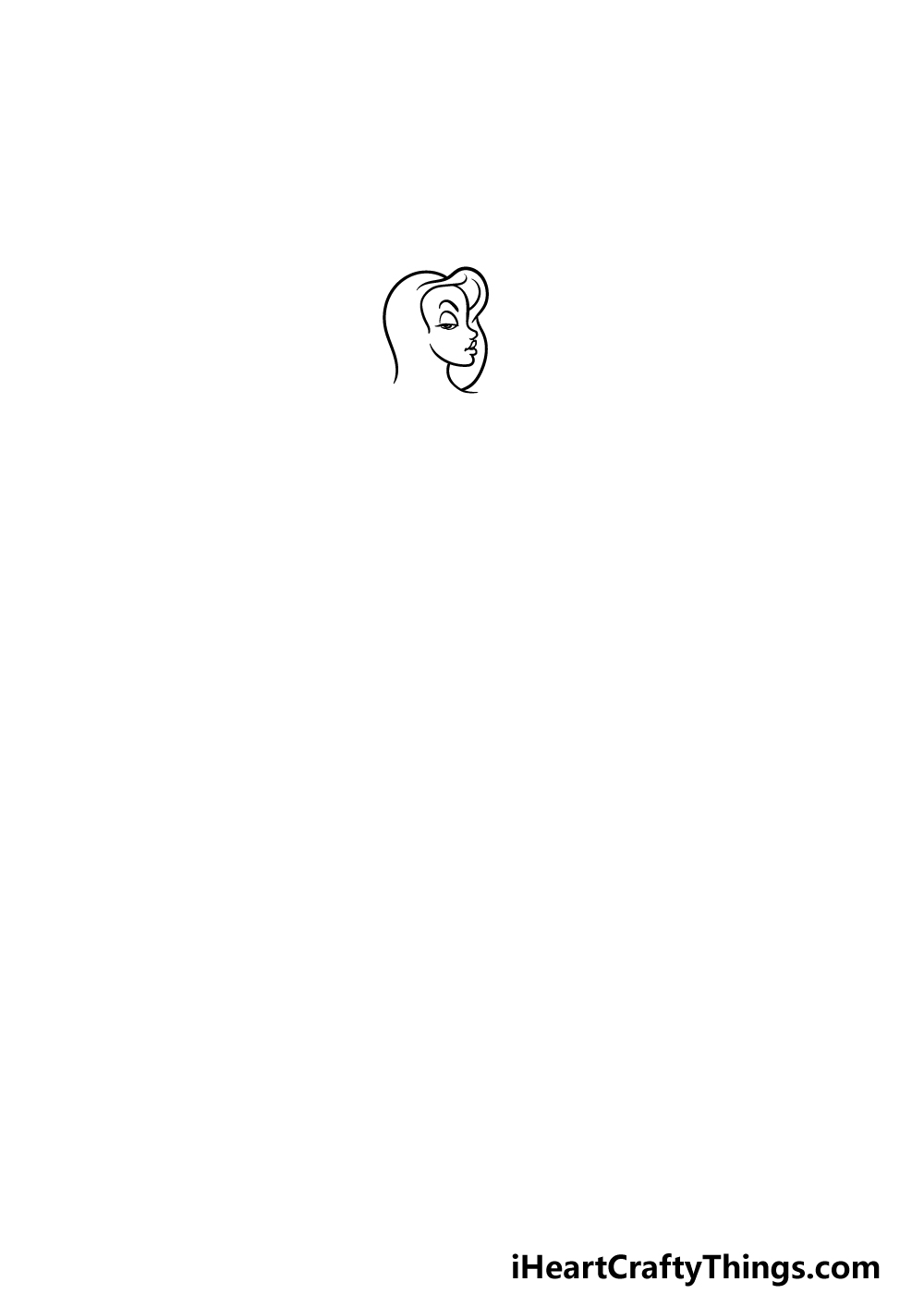 drawing Jessica Rabbit step 1
