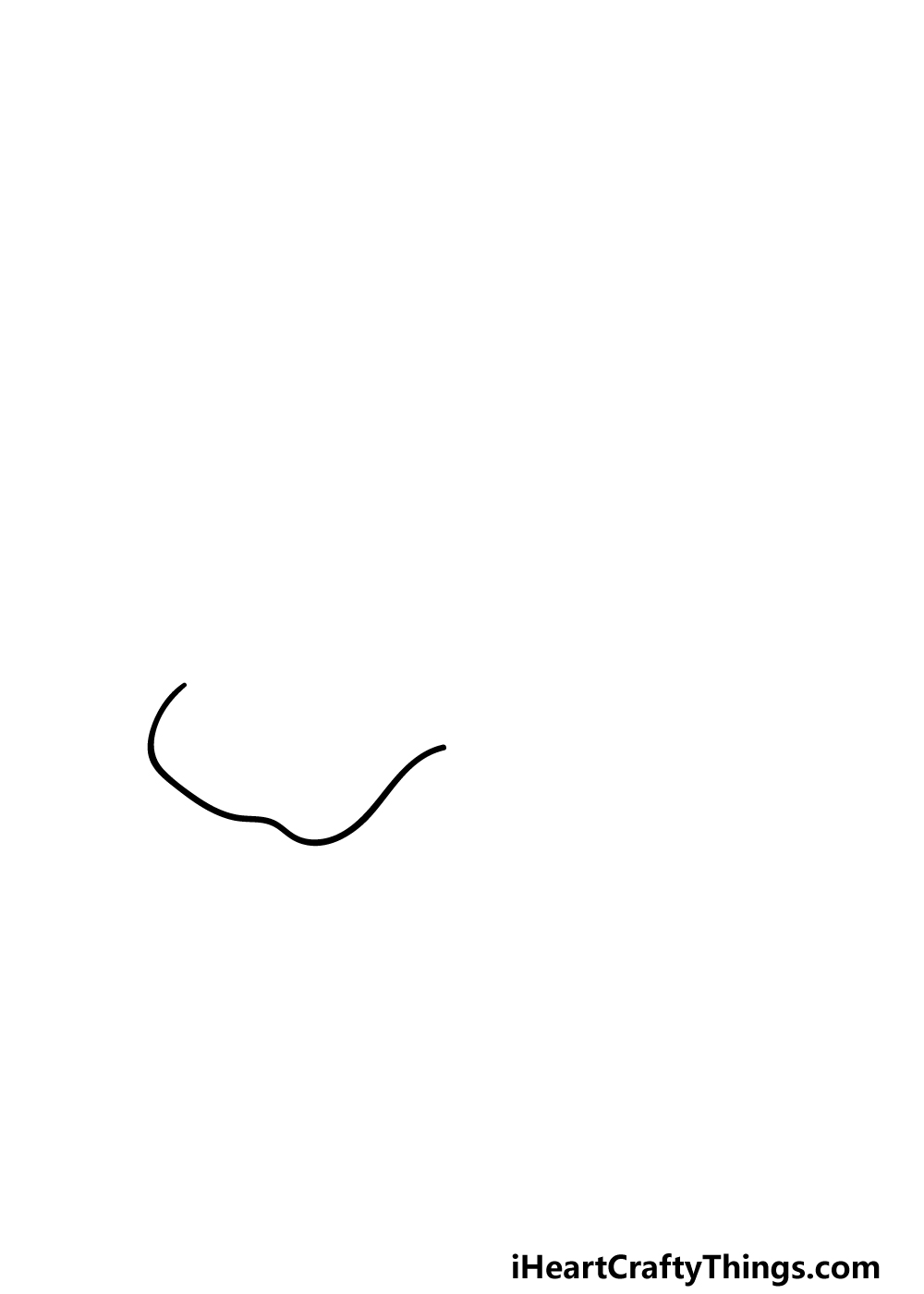 drawing stingray step 1