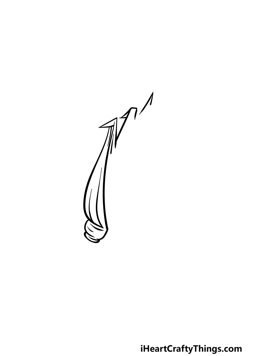 drawing a corn step 1
