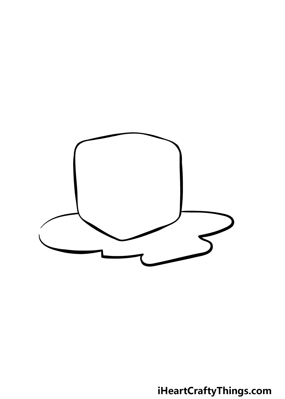 drawing an ice cube step 2